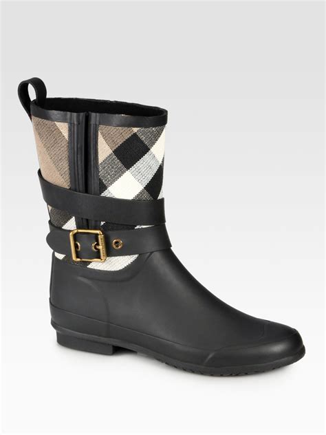 holloway rain boot burberry|Burberry rain boots.